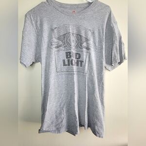 Men's Bud Light Hanes Lightweight T-shirt, Size Large
